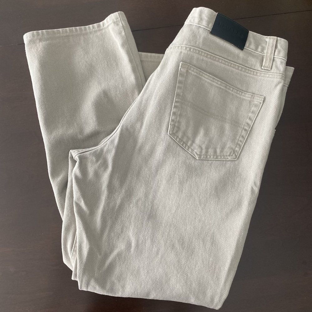 Nevada Jeans Men's Beige 100% Cotton Size 38 Waist/32 Inseam
